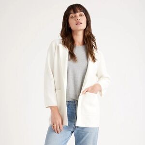 Quince 100% Organic Cotton Knit Blazer